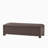 PE WICKER STORAGE BENCH