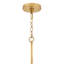 Leona eight-light oval chandelier