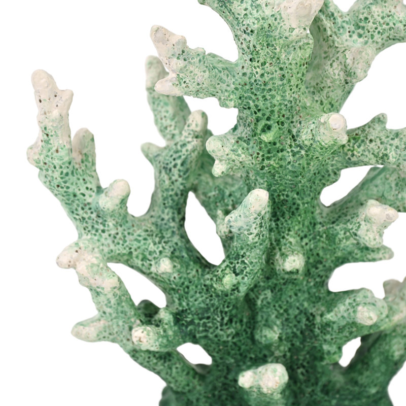 Décor de corail en résine Callidora 9,25 - vert