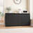 Wavy Vertical Texture Accent Cabinet with No-Handle Design-1291051208