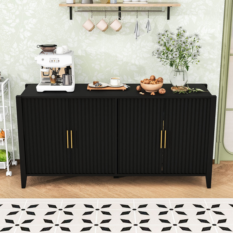 Sideboard with Storage Cabinet and Shelves