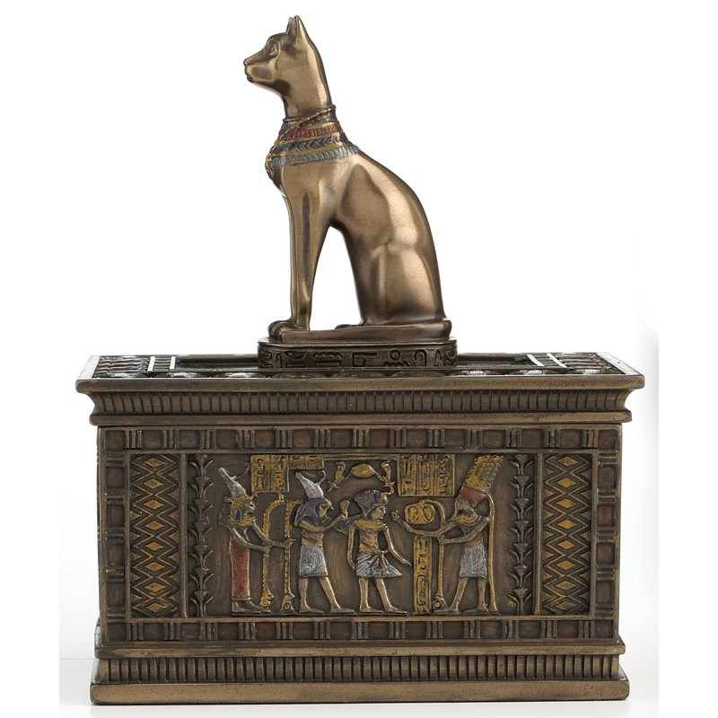 Boîte à bijoux égyptien trinket égyptienne dieu