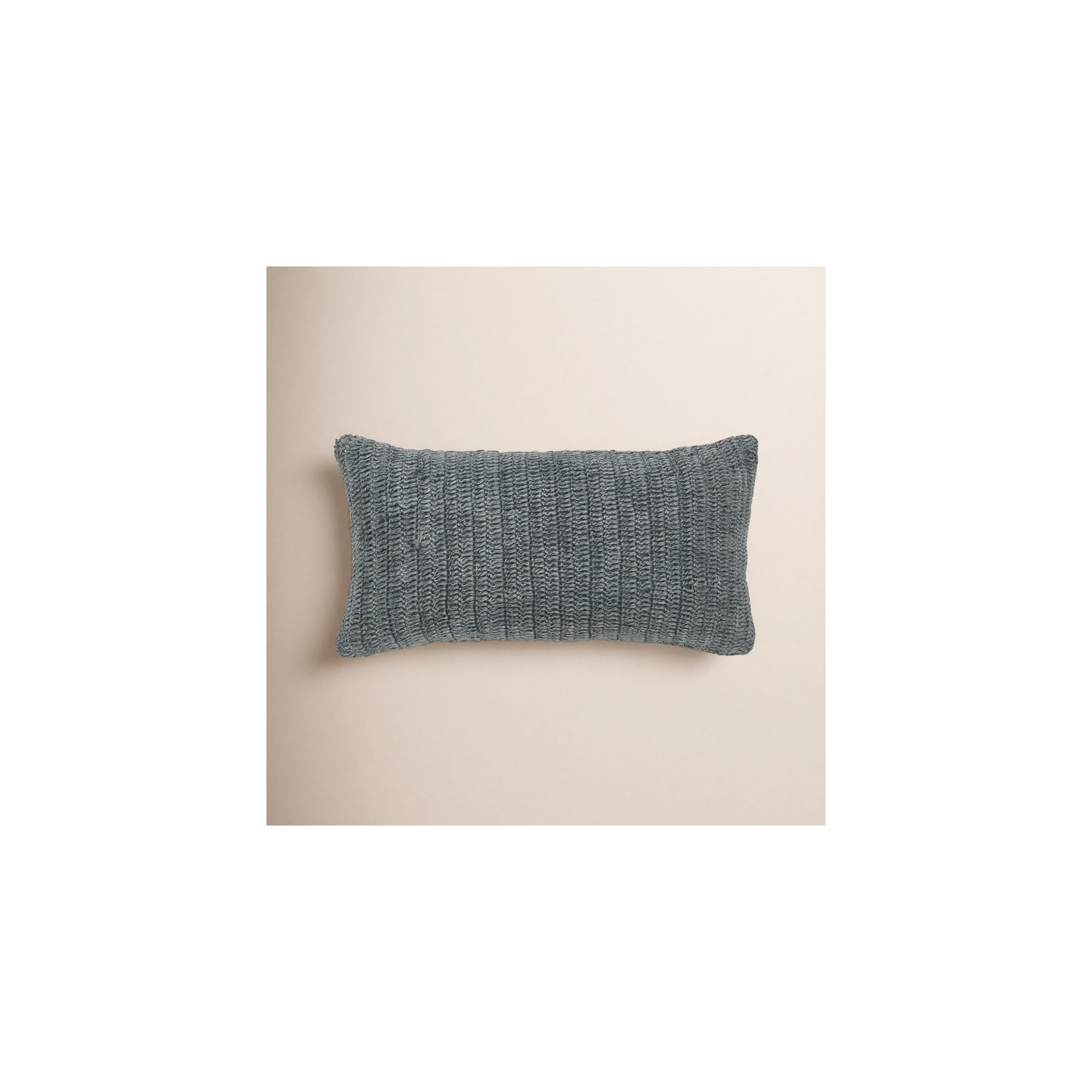 Dalenna Cotton Pillow Cover & Insert, Natural, Rectangle, 14" x 26"