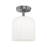 Parkmont Plug & Play 1-Light Semi Flush Mount in Transitional and Modern Style-11.33 Inches Tall and 8.8 Inches Wide