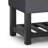 Cosmopolitan 44"W Linen Look Transitional Storage Ottoman Bench with Tufted Lift-Top and Open Shelf-1608066695