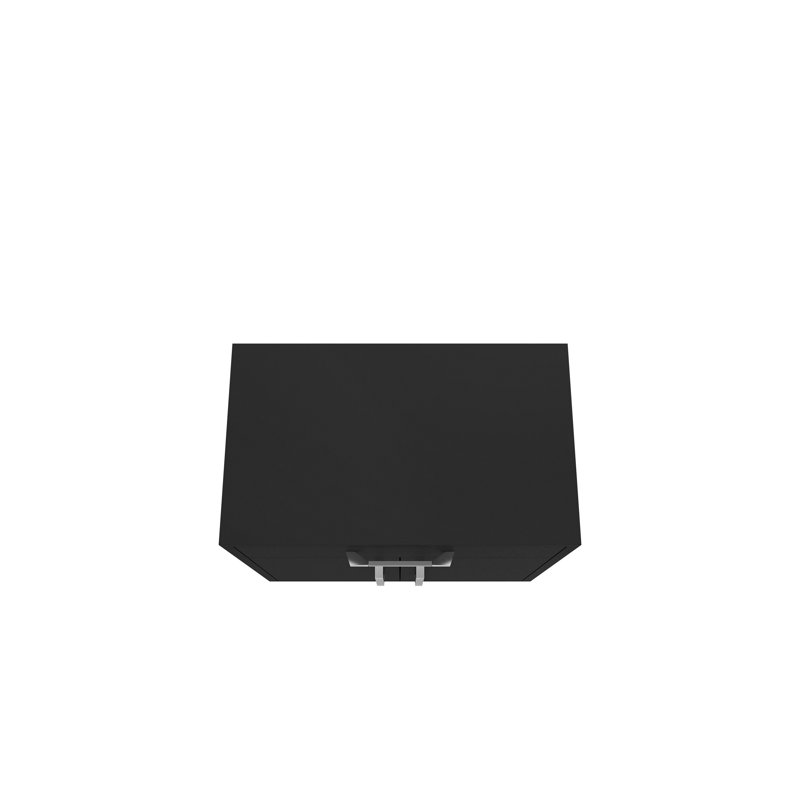 Aseem Single Storage Cabinet ( 34.41'' H x 28.35'' W x 17.72'' D), Black Matte