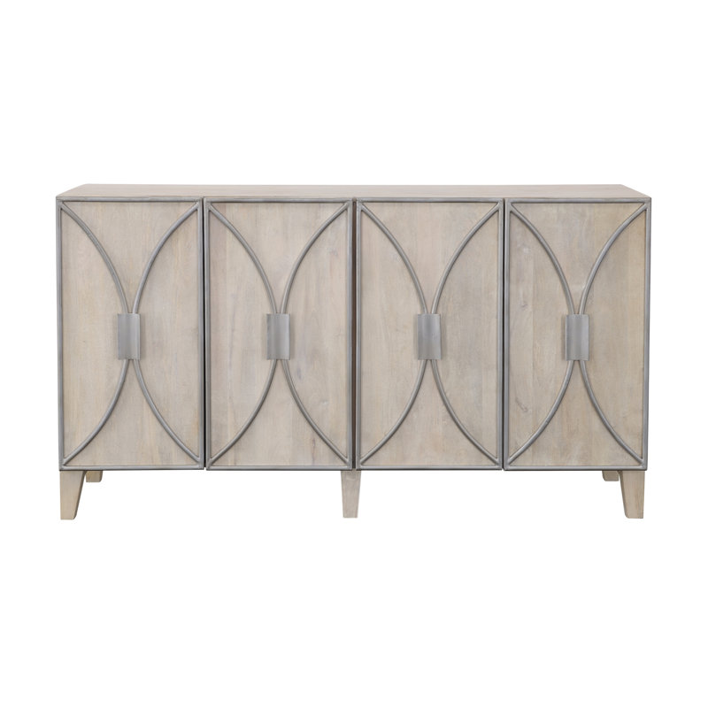 Azon Solid Wood 64'' W Storage Credenza