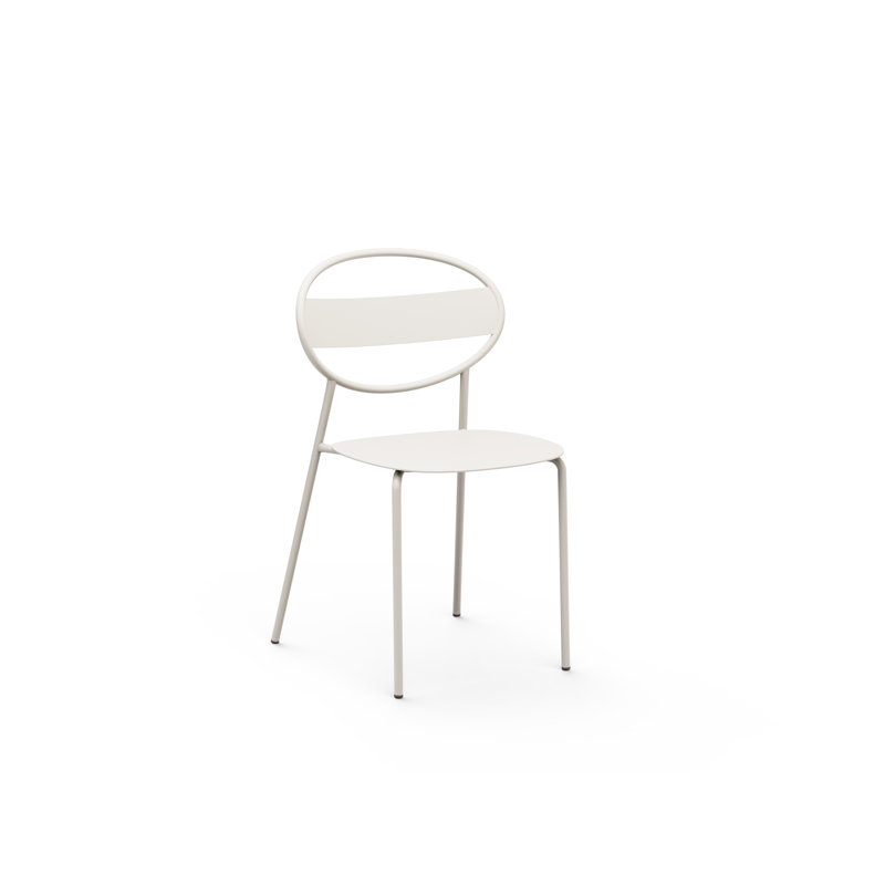 Chaise unique intérieur / extérieur, Blanc