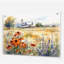 «Green Green Meadow At The Farm II», art mural floral en acrylique-632820076