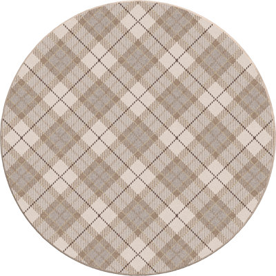 Christmas Plaid Ivory Snow