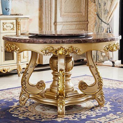 Modern Luxury Round Marble Dining Table