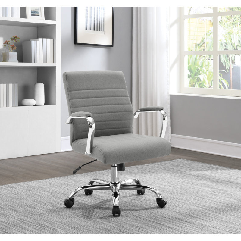Chaise de bureau Mallory, Gris
