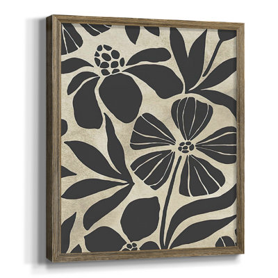 Semi Stack II - Matted and Framed Under Acrylic Glass, Large Living Room Wall Art