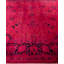 Overdyed Hand-Knotted Wool Modern-Contemporary Pink Area Rug 9' 1" x 12' 4"