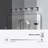 6 - Light LED Dimmable Vanity Lighting for Bathroom Mirror, Powder Room, Bedroom
