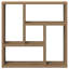 Wall Shelf 45.1x16x45.1 cm Engineered Wood-1879299564
