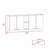 59-Inch Four Swing Doors Wall Cabinet-319123321