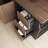 70.8-Inch Kitchen Island Featuring Storage Drawers In Various Sizes, Open Shelving, And A Wine Rack; Kitchen Island With A Dining Area-503817068
