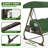 800lbs Outdoor Patio Swing With Stand W/canopy & Adjustable Backrest-1860069314