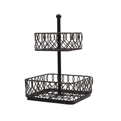 Gourmet Basics by Mikasa Juliette 2-Tier Basket