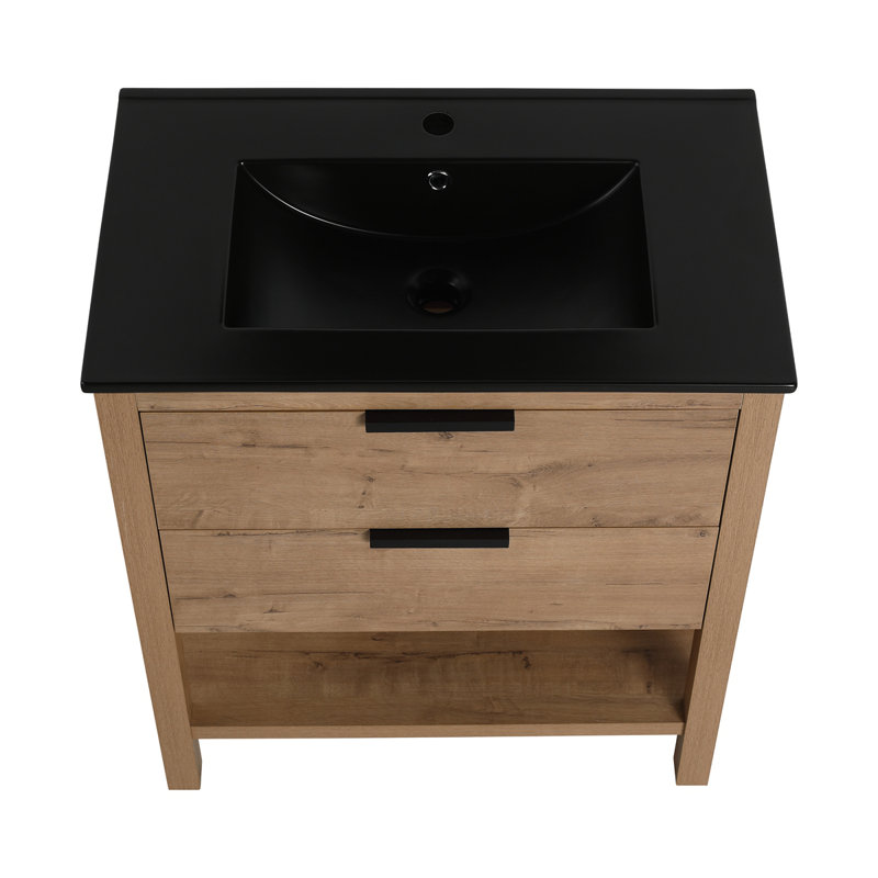 Contreplaqué de meuble-lavabo avec 2 tiroirs
