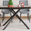 Table de salle à manger rectangulaire 59 po avec rallonge rétractable 59 po.-723725803-723725804-723725805