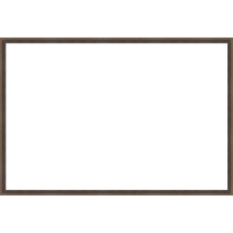 Hardwood Wedge Framed Dry Erase Magnetic Board Organization Boards, 25" H x 37" W