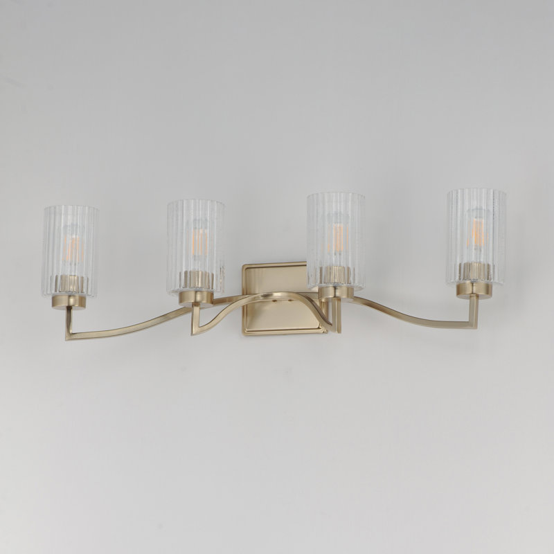 Meuble-lavabo Brenner, Champagne satiné