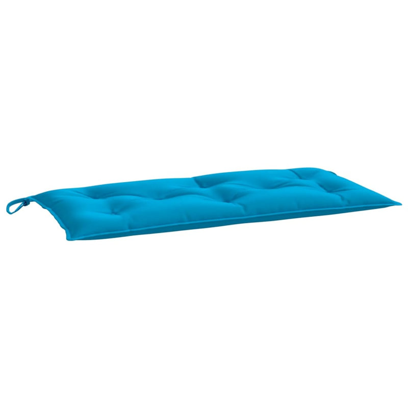 Coussin de siège d'extérieur, 39,4 po x 19,7 po, Bleu clair