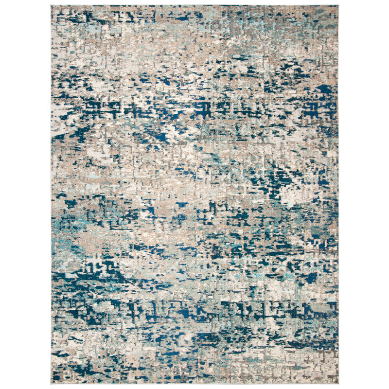 Madison Performance Abstract Rug, Rectangle 8' x 10'