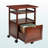 Leone Work Station, Keyboard Tray, Filing drawer, Walnut, 29.47'' H X 23.75'' W X 17.17'' D