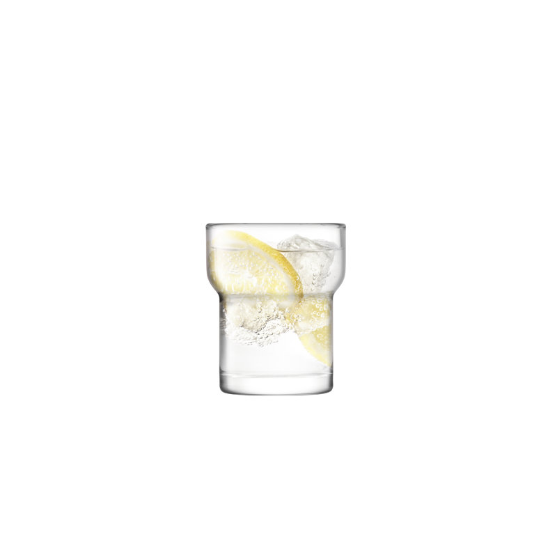 Utility Handmade Glass Drinking Glass, Clear