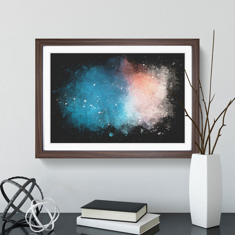 Luck For Me - Picture Frame Painting Print, 45cm H x 63cm W x 2cm D, Walnut Framed