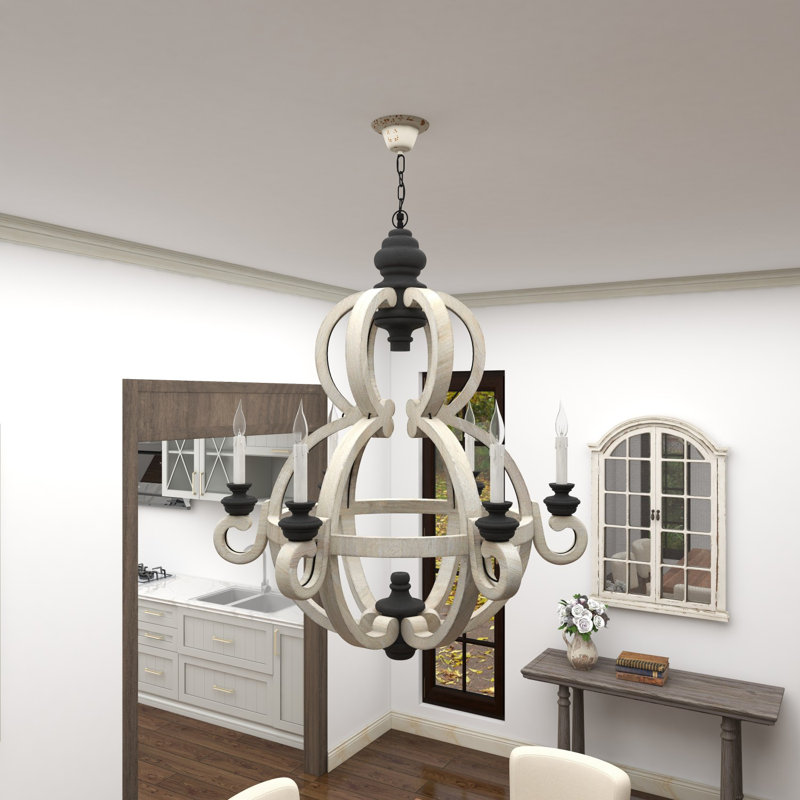 Lustre empire 6 lumières Fille