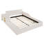 Lit plateforme Elowen Modern Glam avec bureau intégré et rails de sécurité-1898983939-1898983940