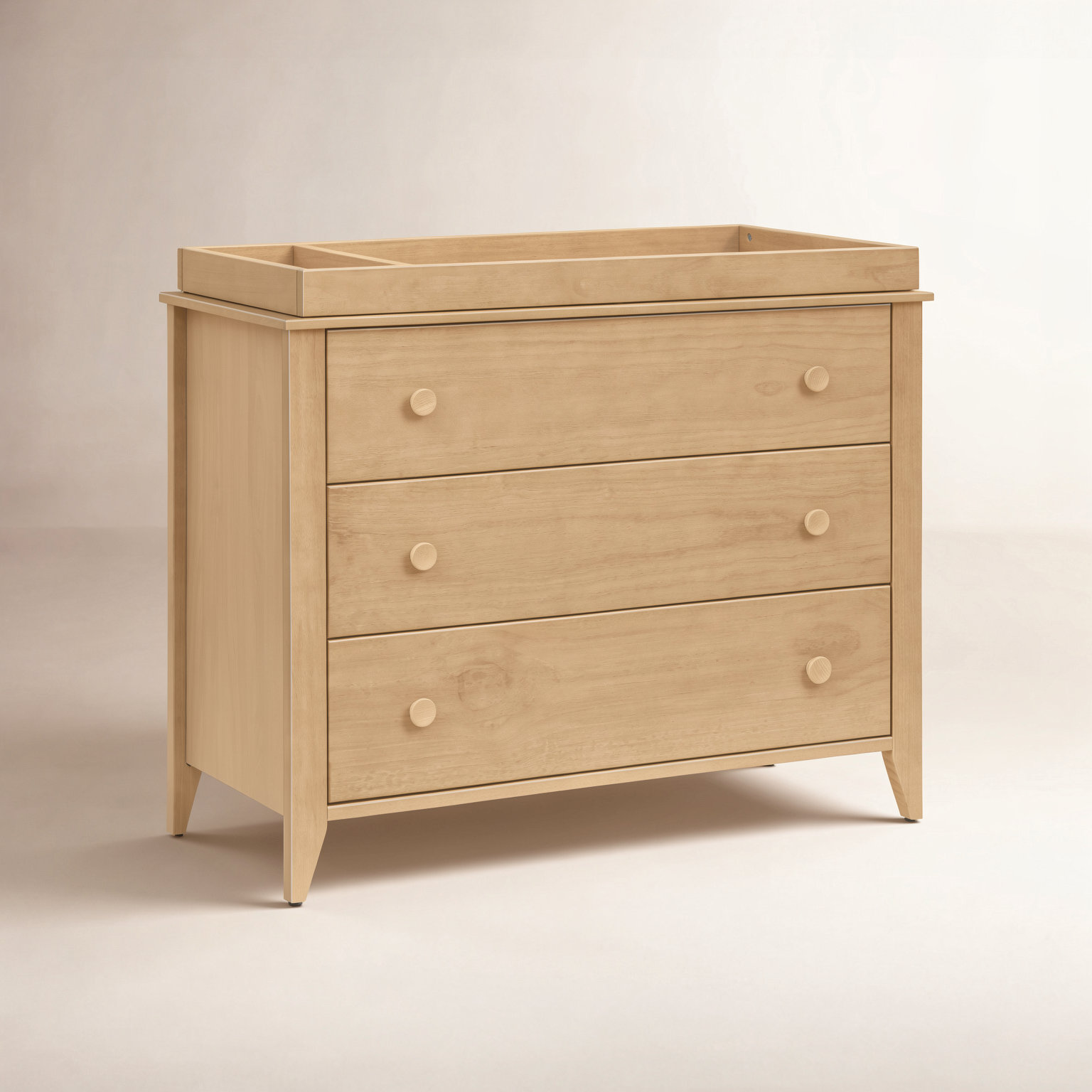 Sprout 3-Drawer Changing Table Dresser, Honey