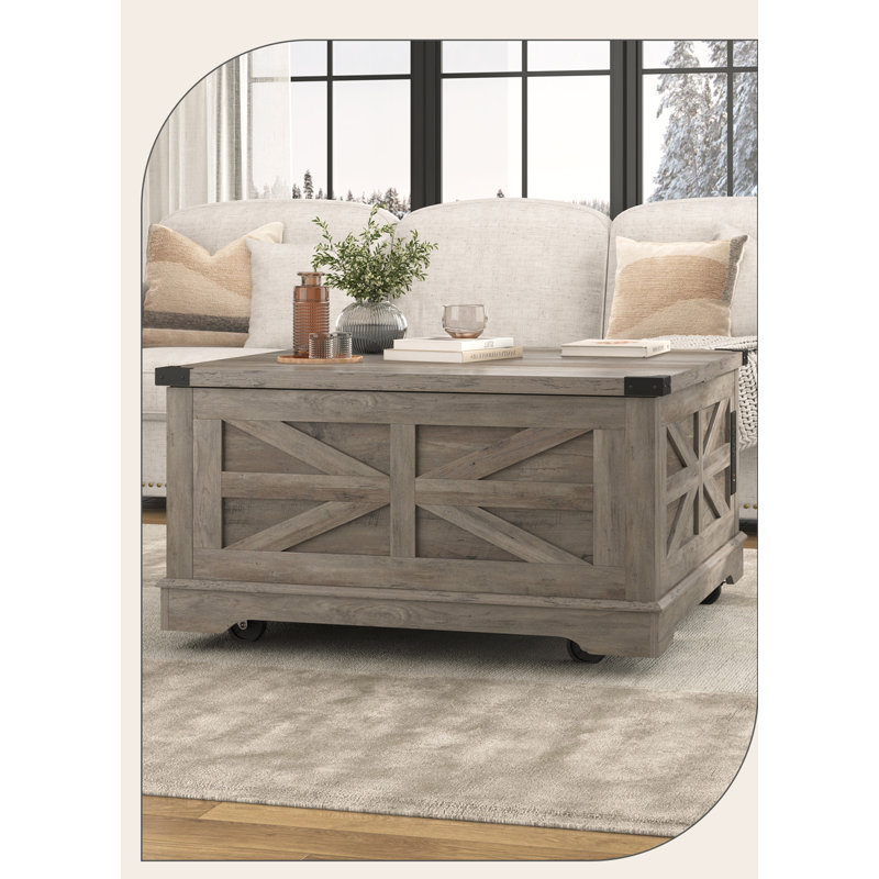 Table basse Vardell, Gris, Gris