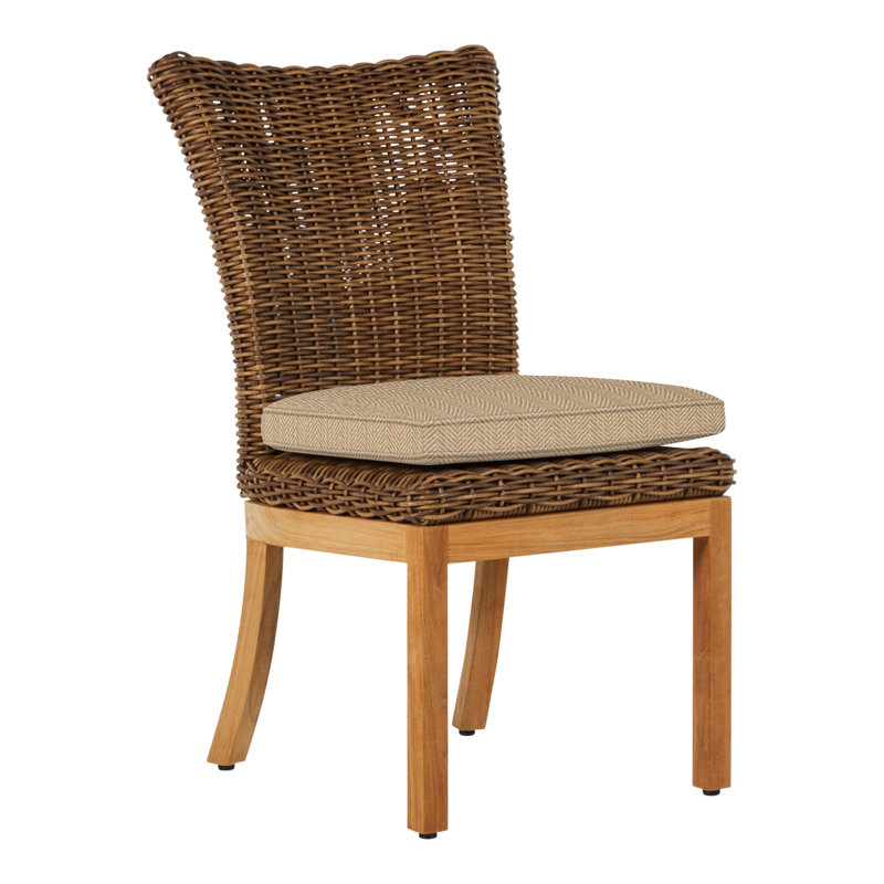 Chaise d'appoint Montauk N-Dura, Trépointe, Perigold ‑ motif de clé crépuscule
