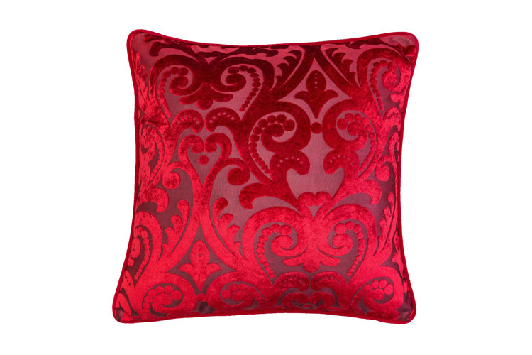 Liana Cut Square Velvet Pillow Cover & Insert