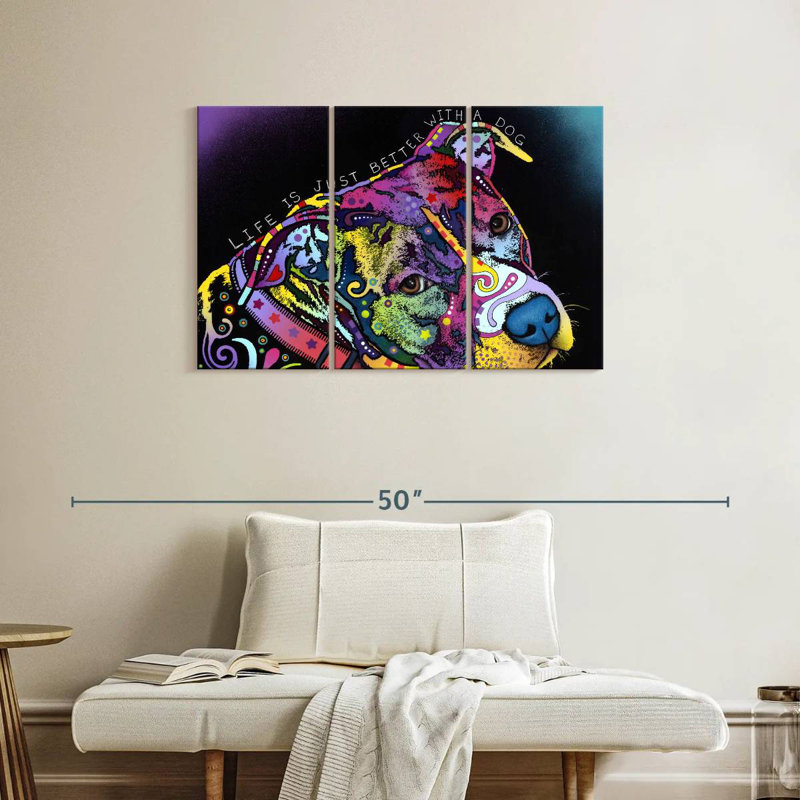 Brampt Life Is Just Better, 24" H x 38" W
