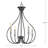 Whisp 4 - Light Steel Dimmable Chandelier
