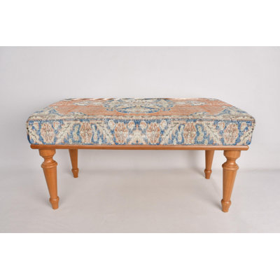 Cotton Upholstered Bench