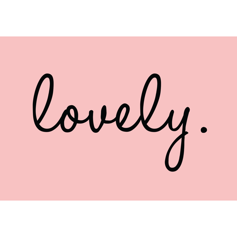 Blush Lovely - Wrapped Canvas Art Prints, 30cm H x 46cm W x 3.8cm D