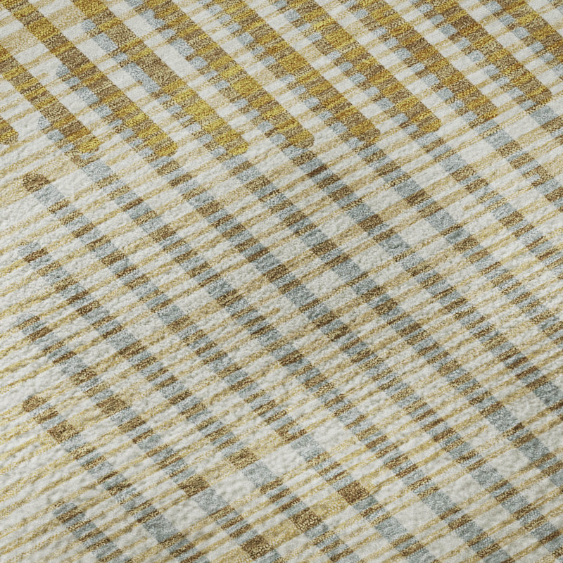 Tapis Corum AMF1001 lavable à la machine de qualité supérieure, Rectangulaire 3 pi x 5 pi