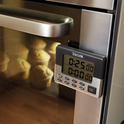 Taylor Pro Stainless Steel Dual Event Digital Timer