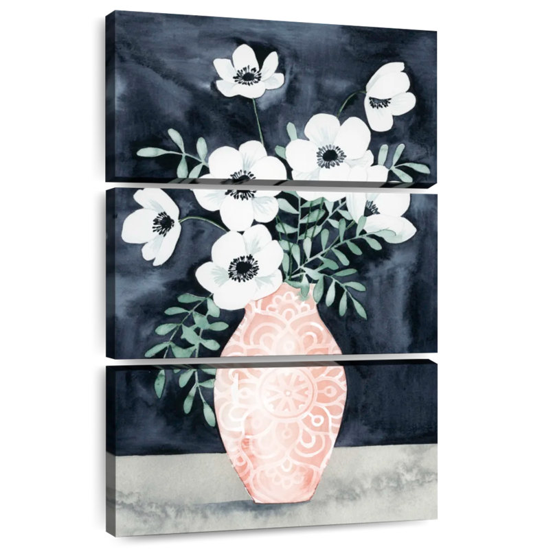 Harnek Nighttime Anemones I, H 74 po x l 48 po