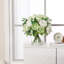 17 pièces pivoines artificielles avec vase pivoine fleurs artificielles en soie dans un vase en verre pour bureaux à domicile, mariages, fêtes, centres de table, décor-1745832992