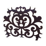 Tribal Iron Fireplace Screen