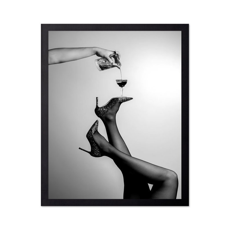 Cocktail sur des talons hauts, 16"H x 20"W, Poster, Unframed
