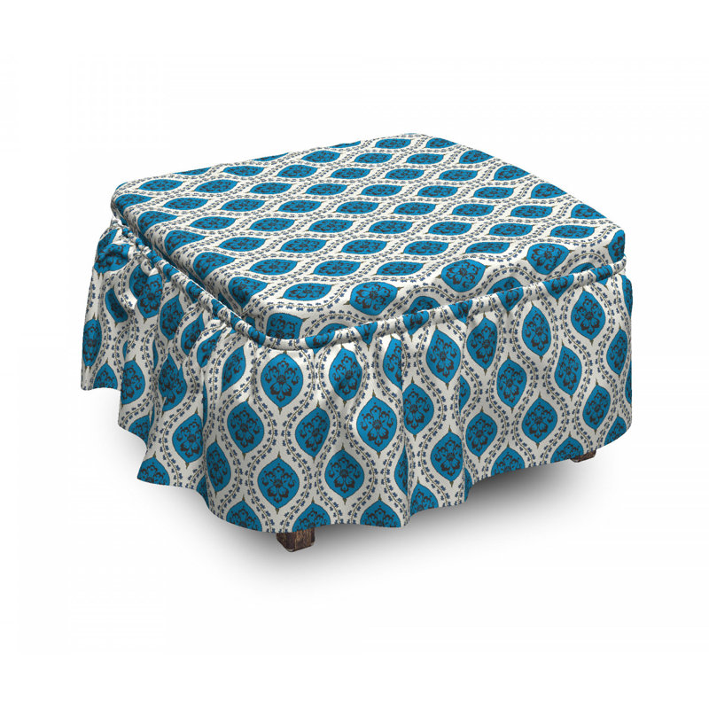 Housse pour repose-pieds influence motif